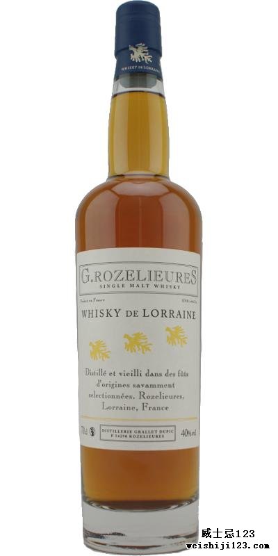 G. Rozelieures Whisky de Lorraine