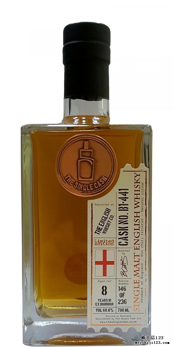 The English Whisky 08-year-old TSCL