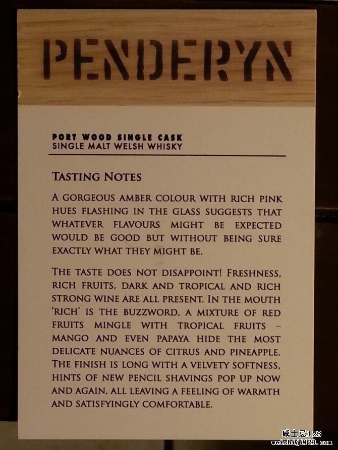 Penderyn Port Wood Single Cask