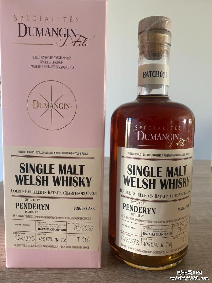 Penderyn Single Malt Welsh Whisky CDJF
