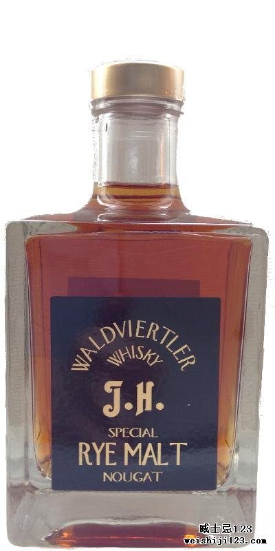 Waldviertler Whisky J.H. Special Rye Malt - Nougat