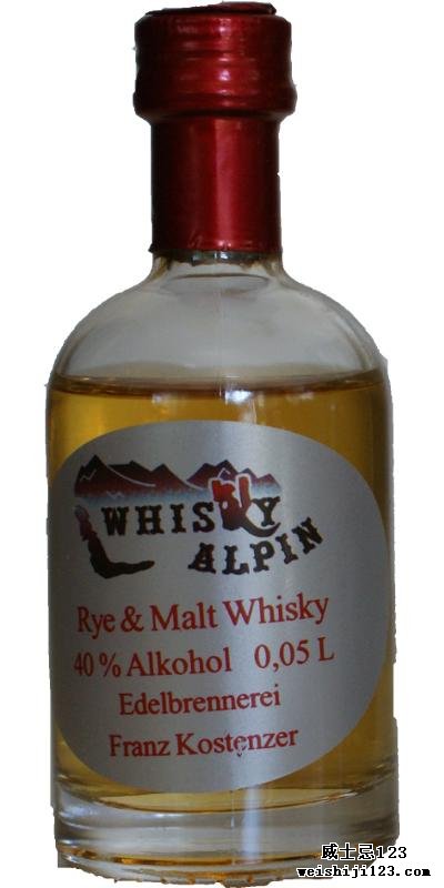 Whisky Alpin Rye & Malt Whisky