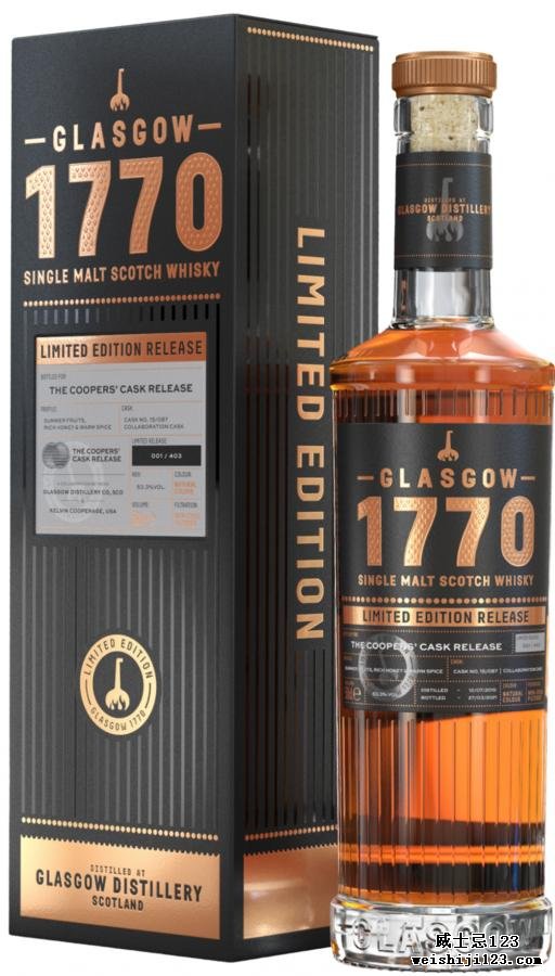 1770 2015 - Glasgow Single Malt