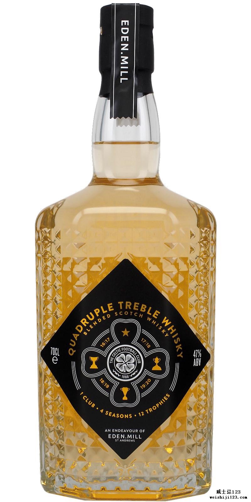 Eden Mill Quadruple Treble Whisky