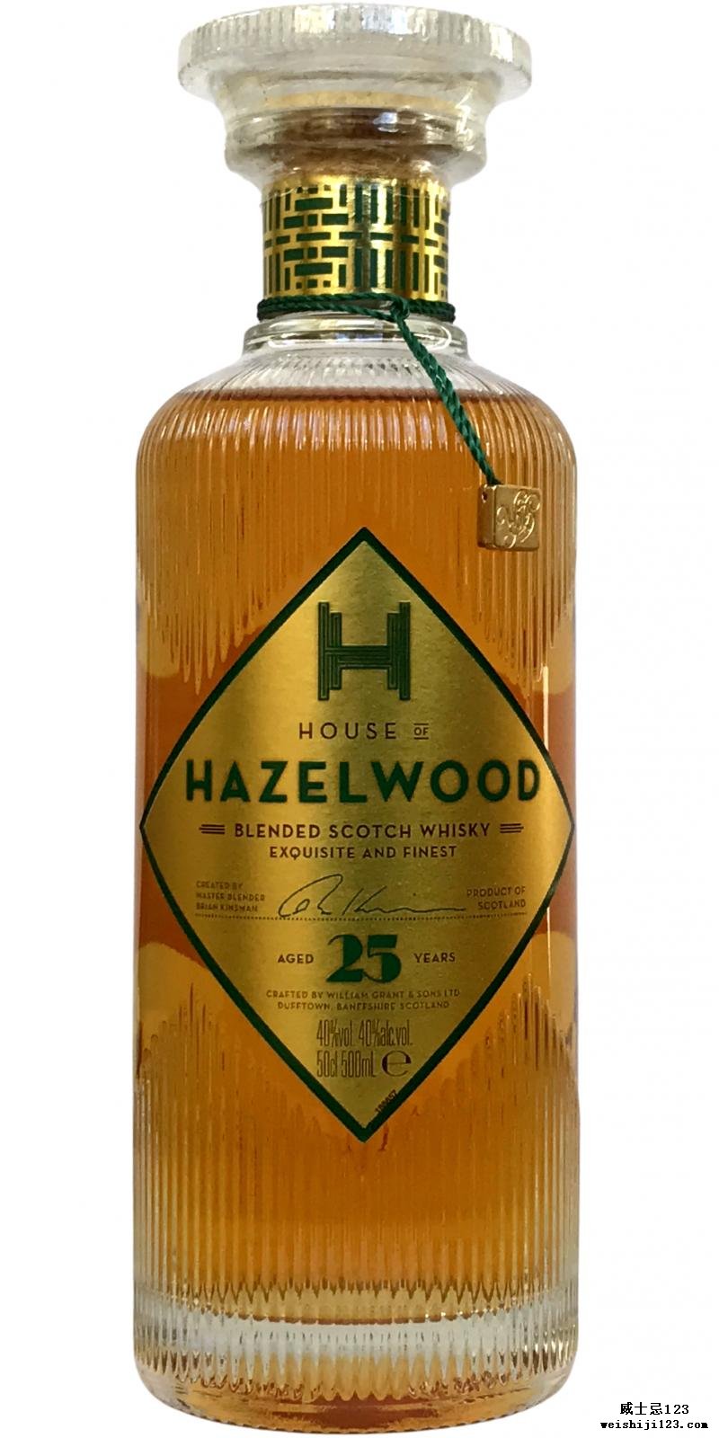 House of Hazelwood 25-year-old