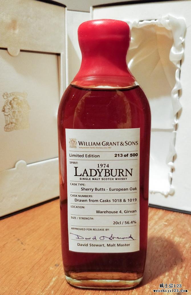 Ladyburn 1974 William Grants & Sons