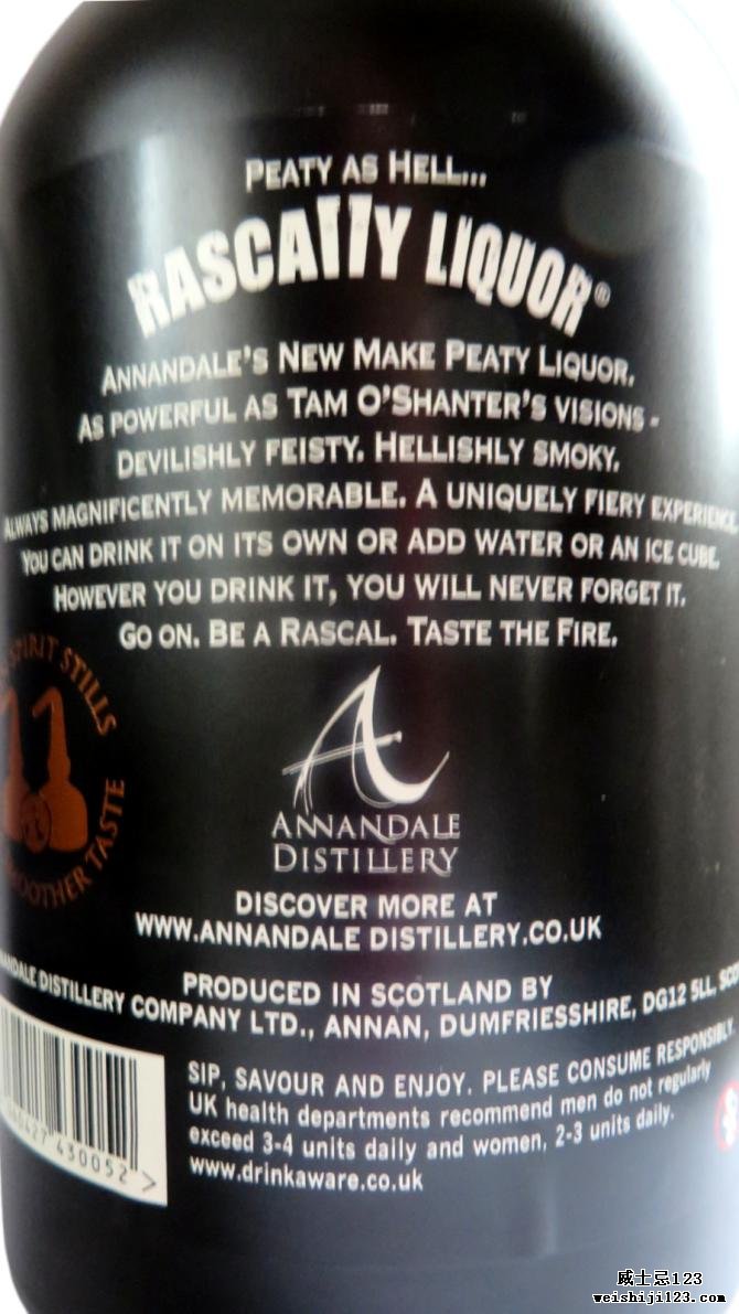 Rascally Liquor New Make Peated Malt Spirit