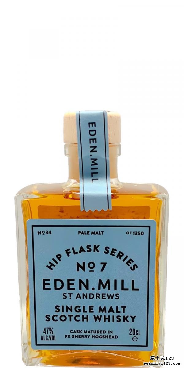 Eden Mill Hip Flask Series No. 7