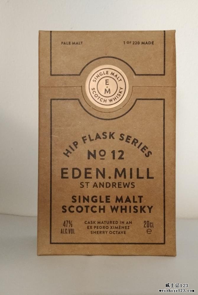 Eden Mill Hip Flask Series No. 12