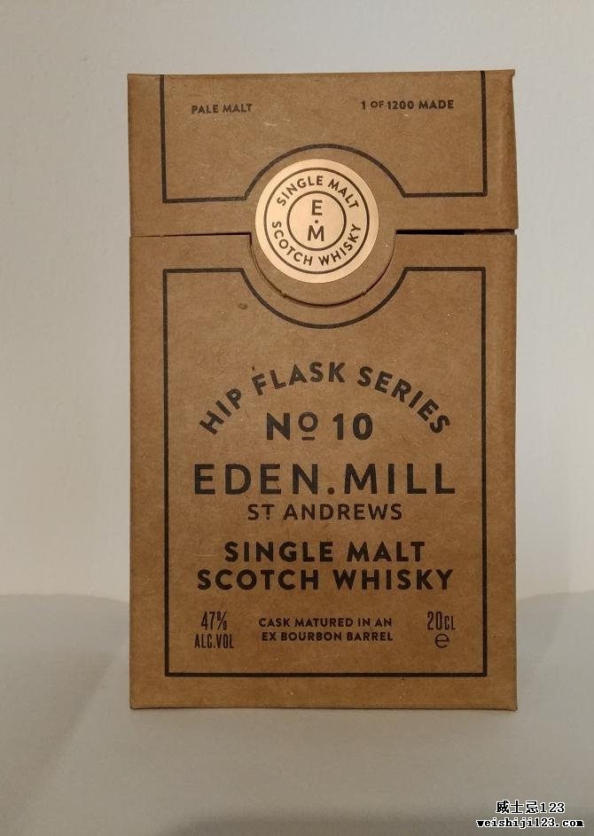 Eden Mill Hip Flask Series No. 10