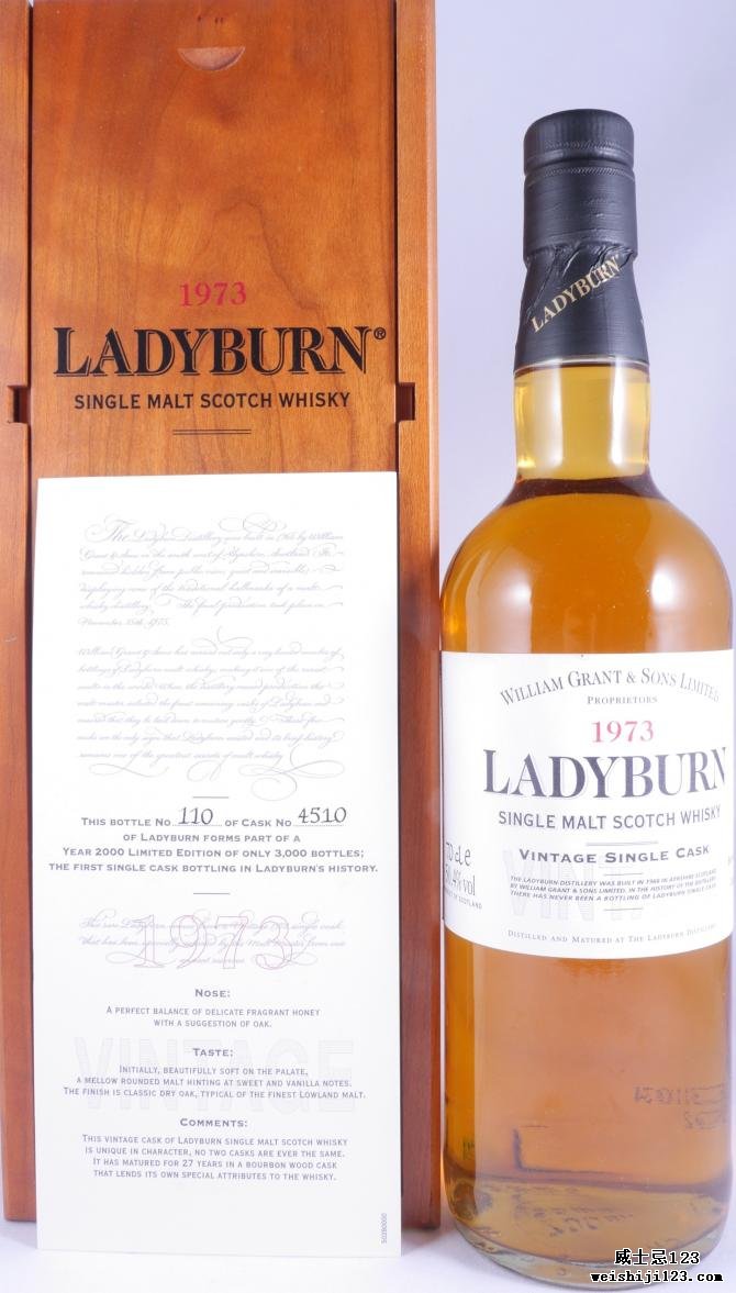 Ladyburn 1973 Cask 4510