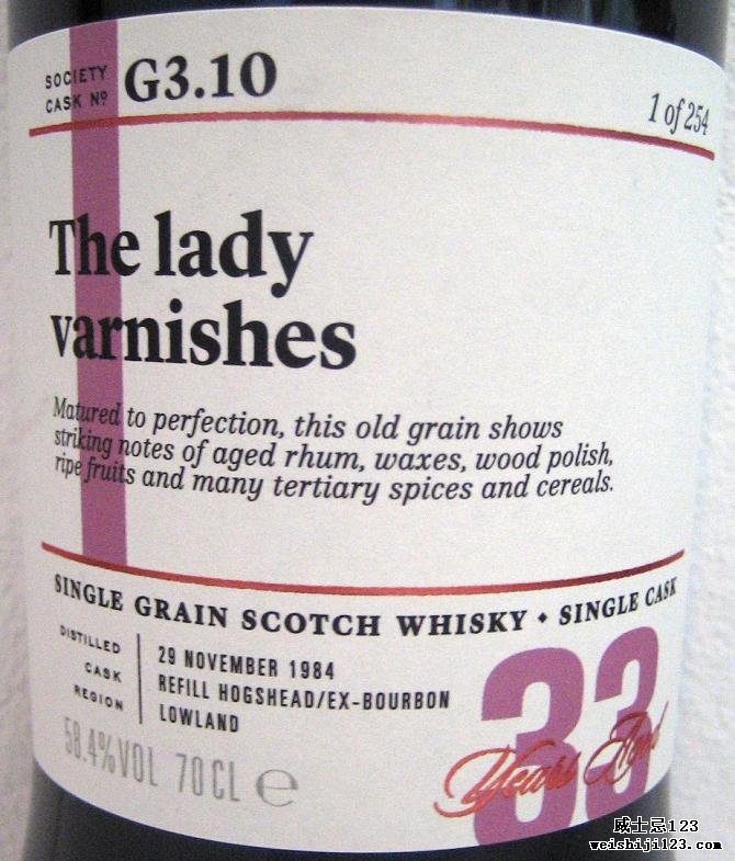 Caledonian 1984 SMWS G3.10