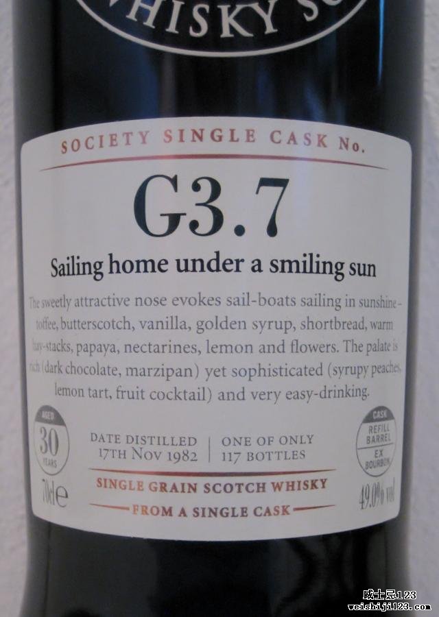 Caledonian 1982 SMWS G3.7