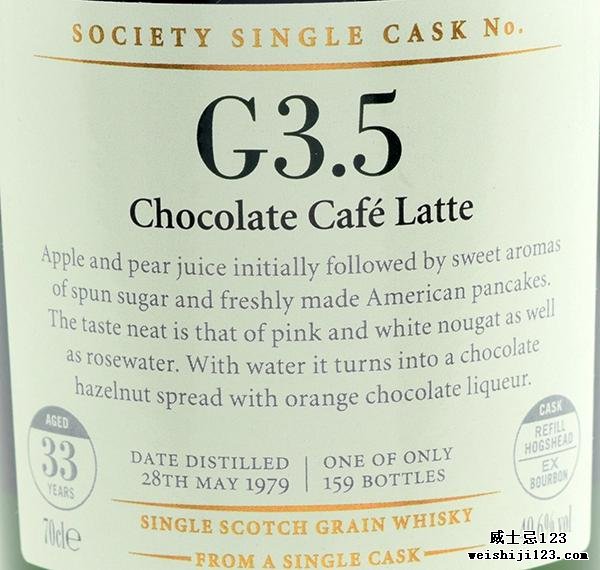 Caledonian 1979 SMWS G3.5