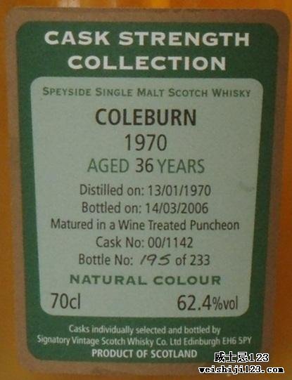 Coleburn 1970 SV