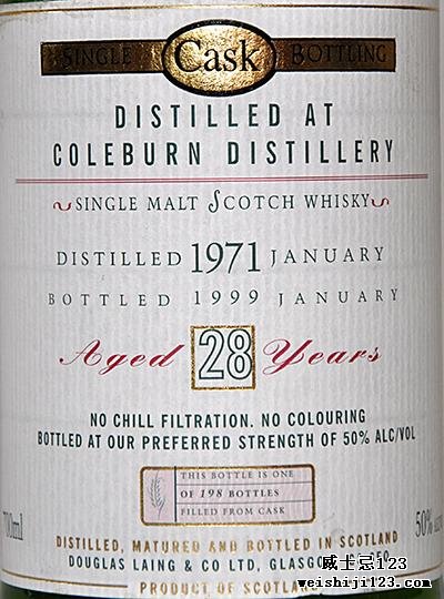 Coleburn 1971 DL