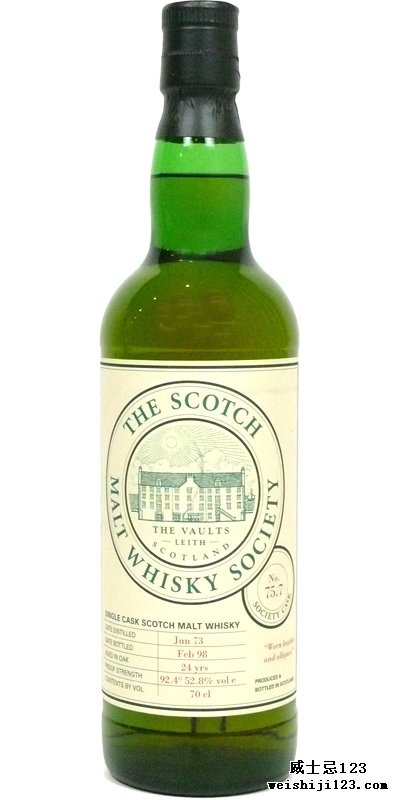 Glenury Royal 1973 SMWS 75.7