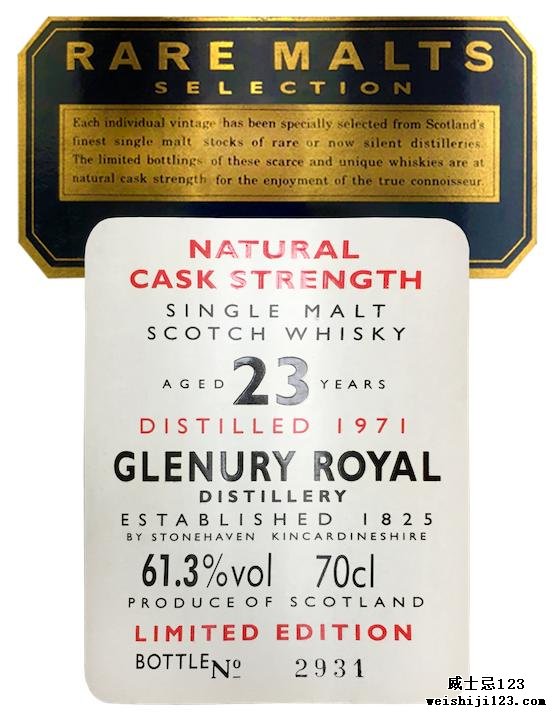 Glenury Royal 1971