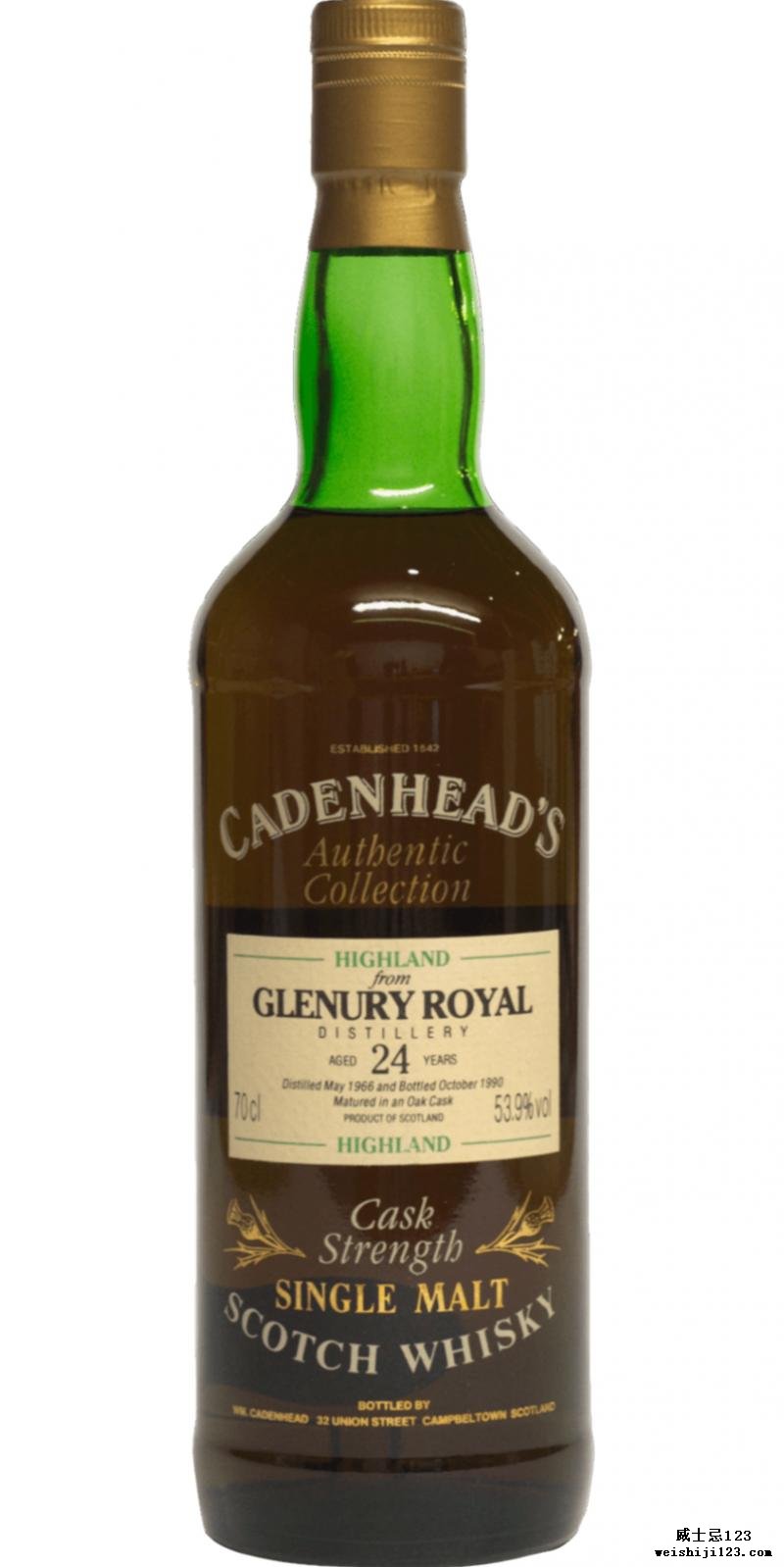 Glenury Royal 1966 CA