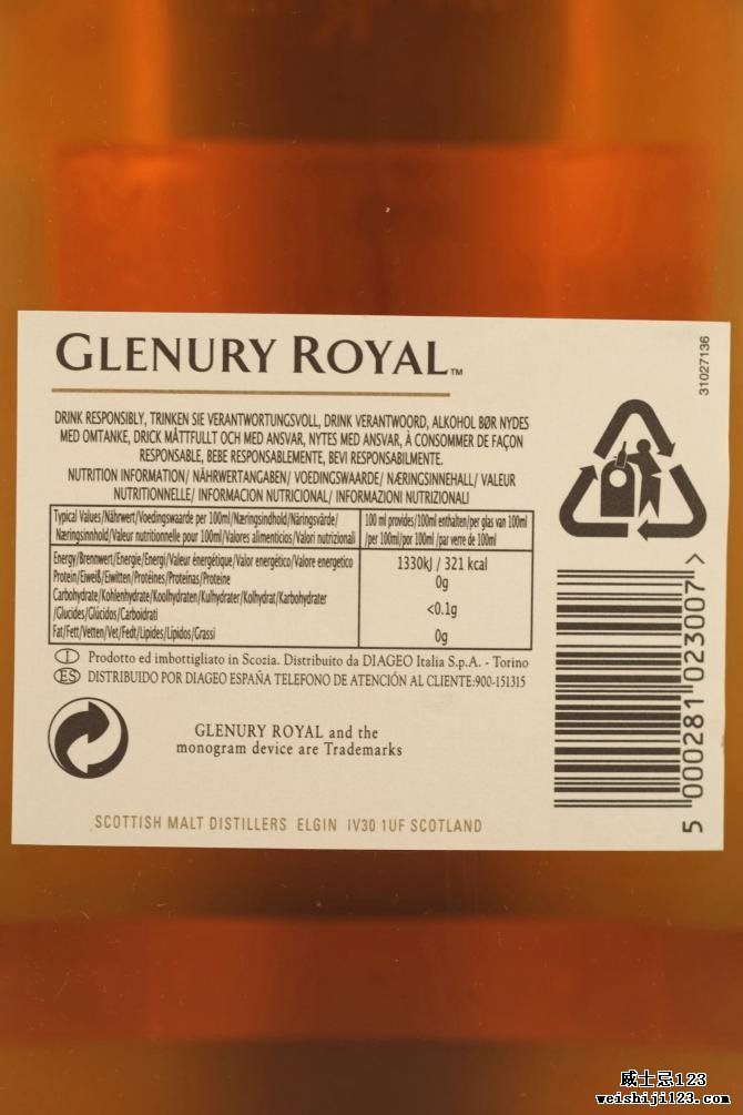 Glenury Royal 1970