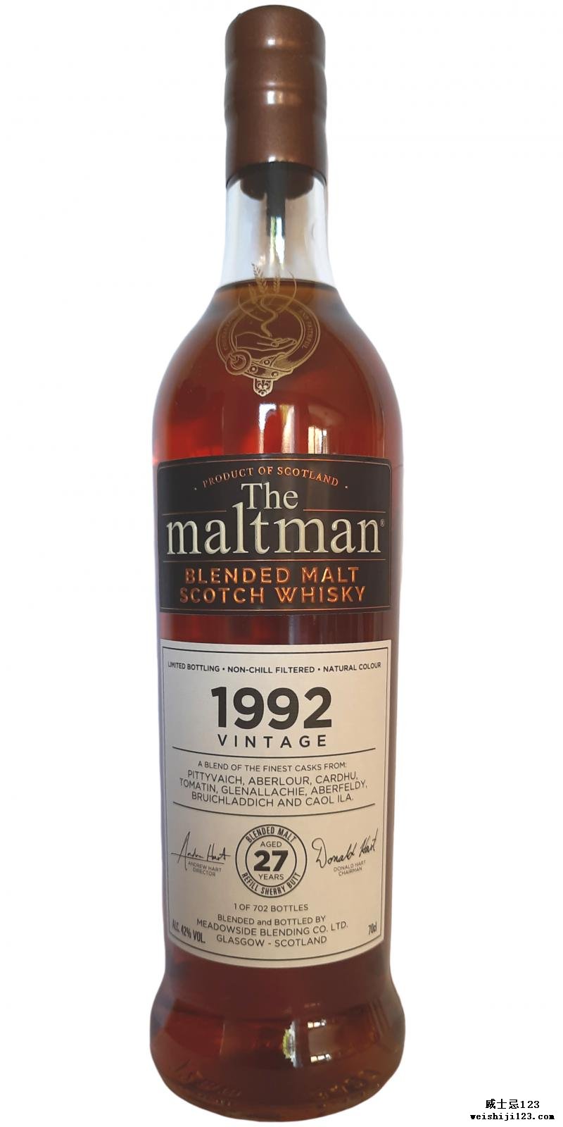 Blended Malt Scotch Whisky 1992 MBl