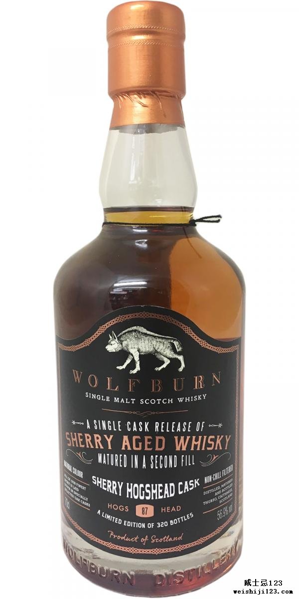 Wolfburn Sherry Aged Whisky