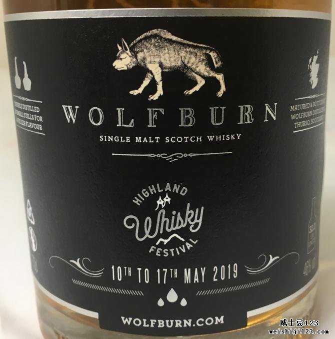 Wolfburn Bourbon Aged Whisky