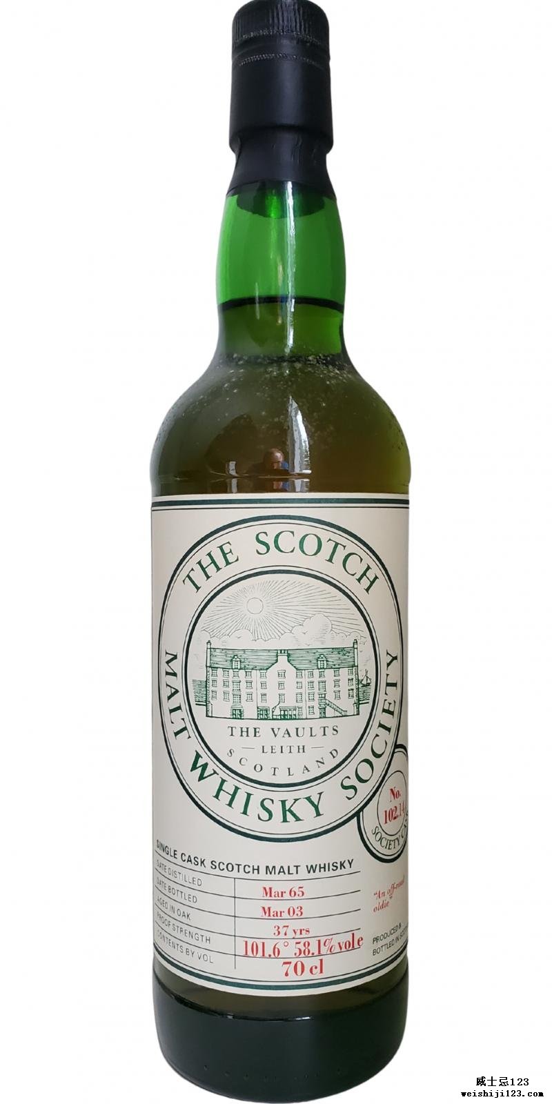 Dalwhinnie 1965 SMWS 102.14