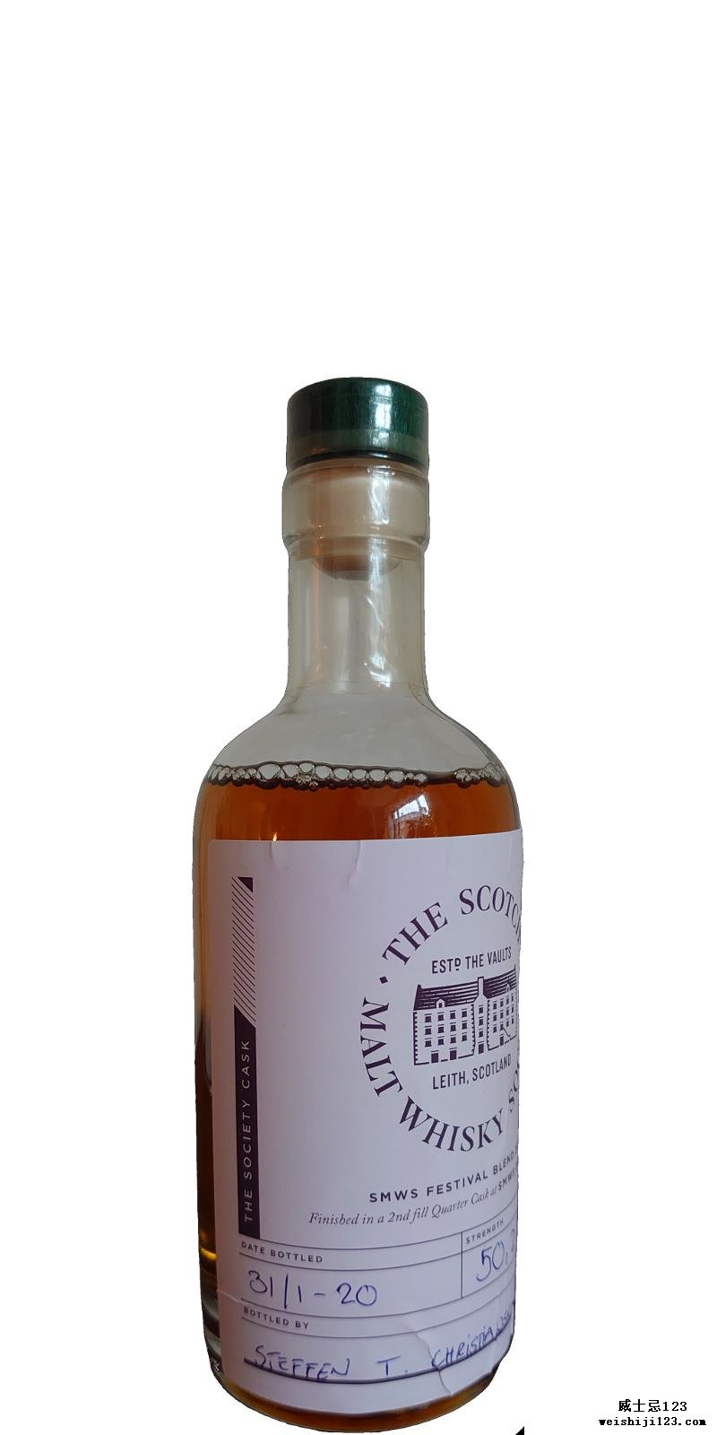 Blended Malt Scotch Whisky SMWS Festival Blend 2020