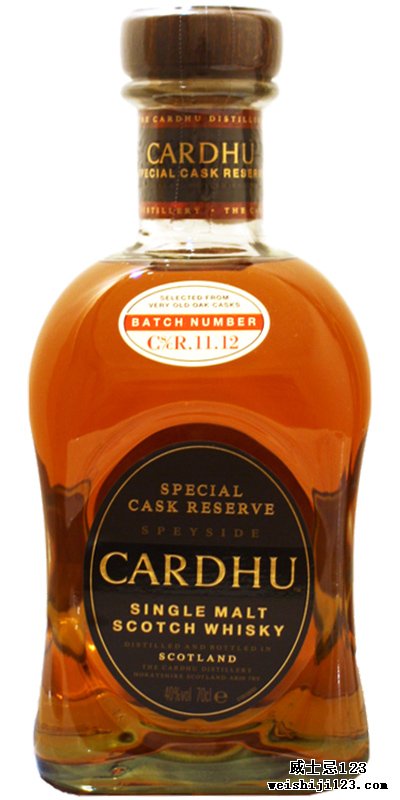 Cardhu Special Cask Reserve