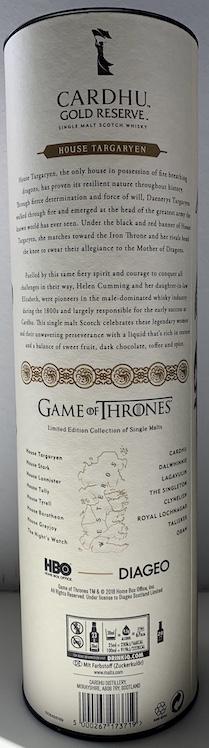 Cardhu Gold Reserve - House Targaryen