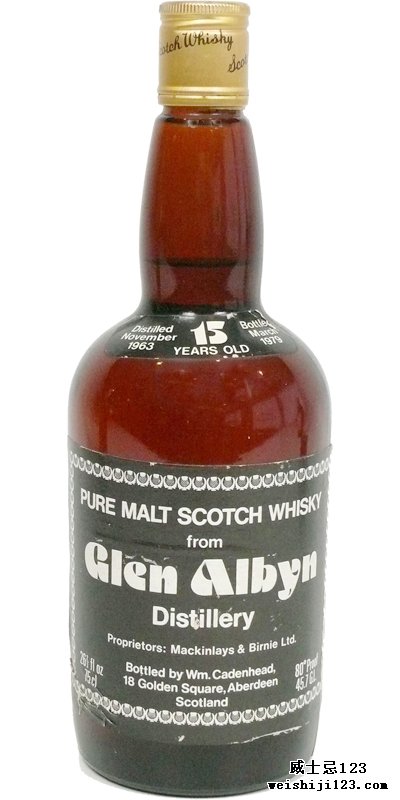 Glen Albyn 1963 CA