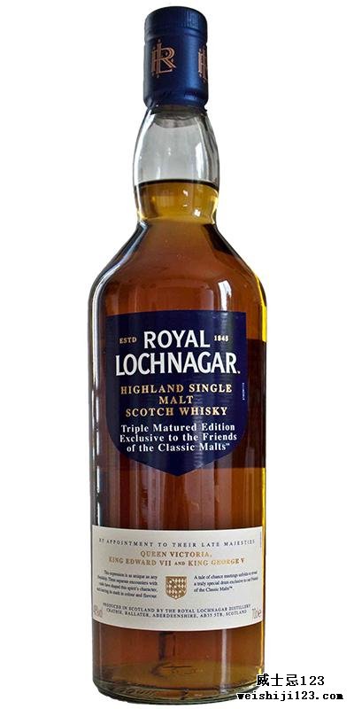Royal Lochnagar Triple Matured Edition