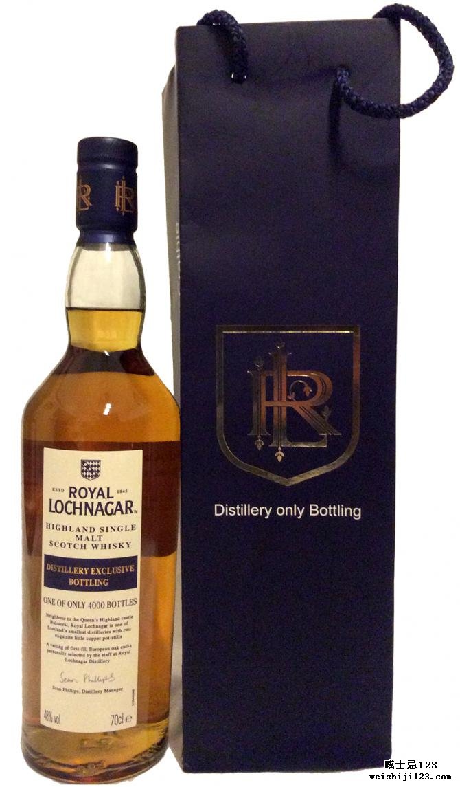 Royal Lochnagar Distillery Exclusive Bottling