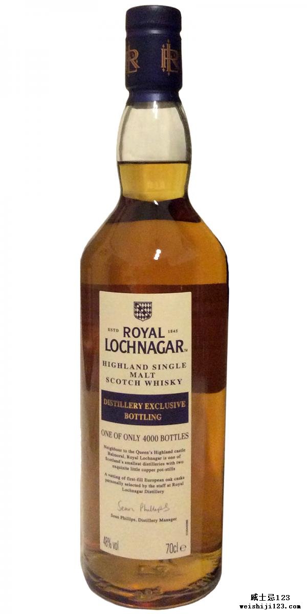 Royal Lochnagar Distillery Exclusive Bottling