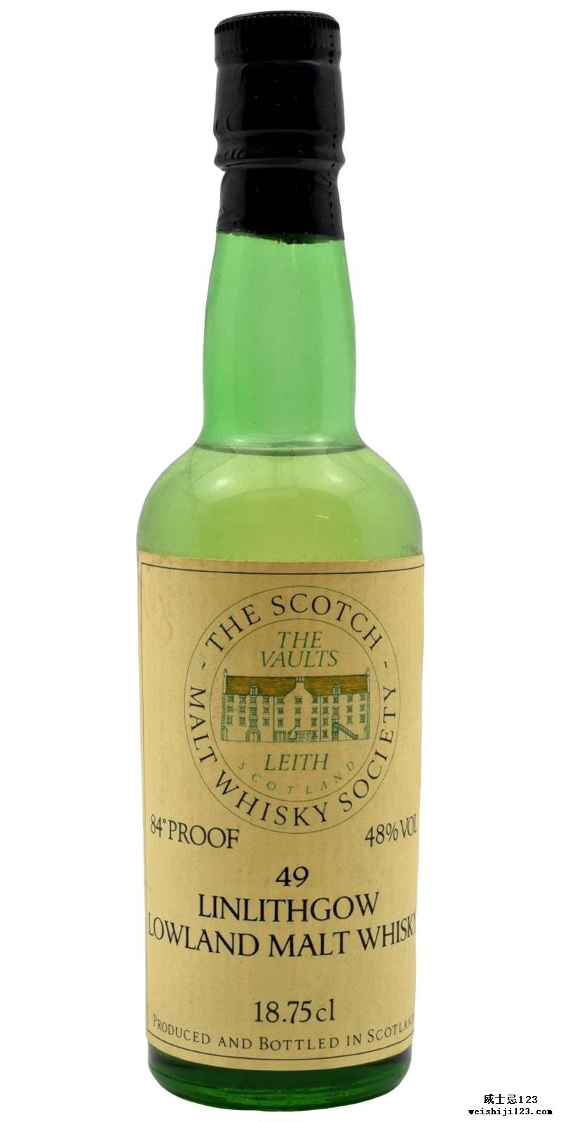 Linlithgow Lowland Malt Whisky SMWS 49