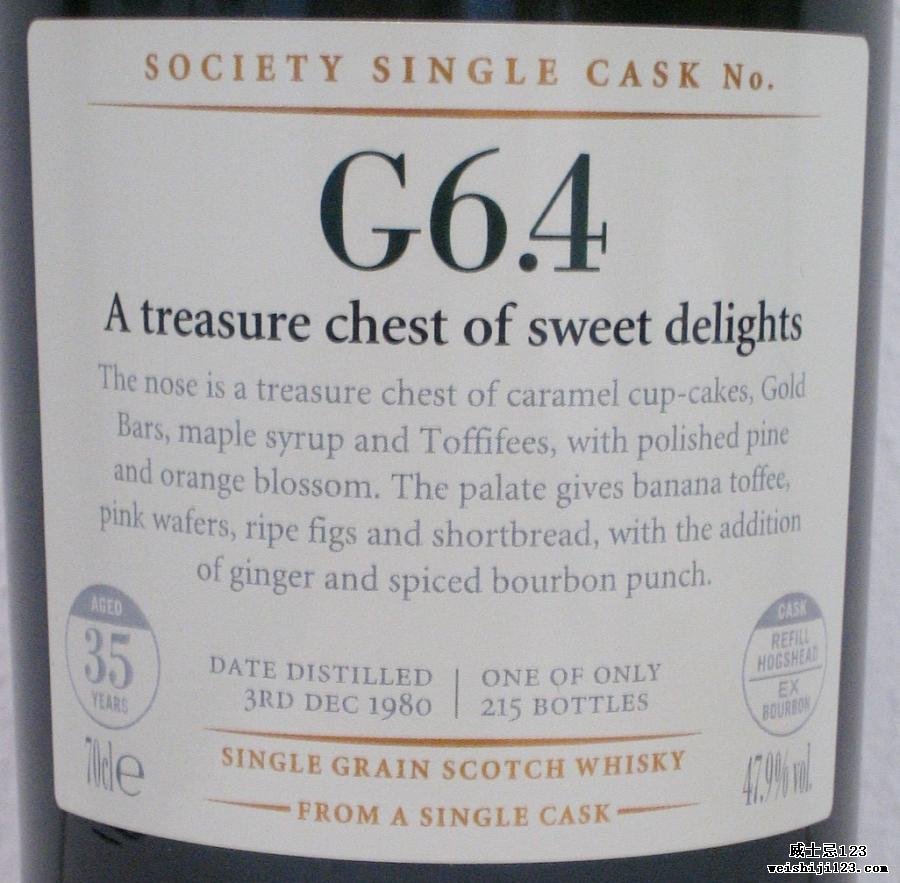 Port Dundas 1980 SMWS G6.4