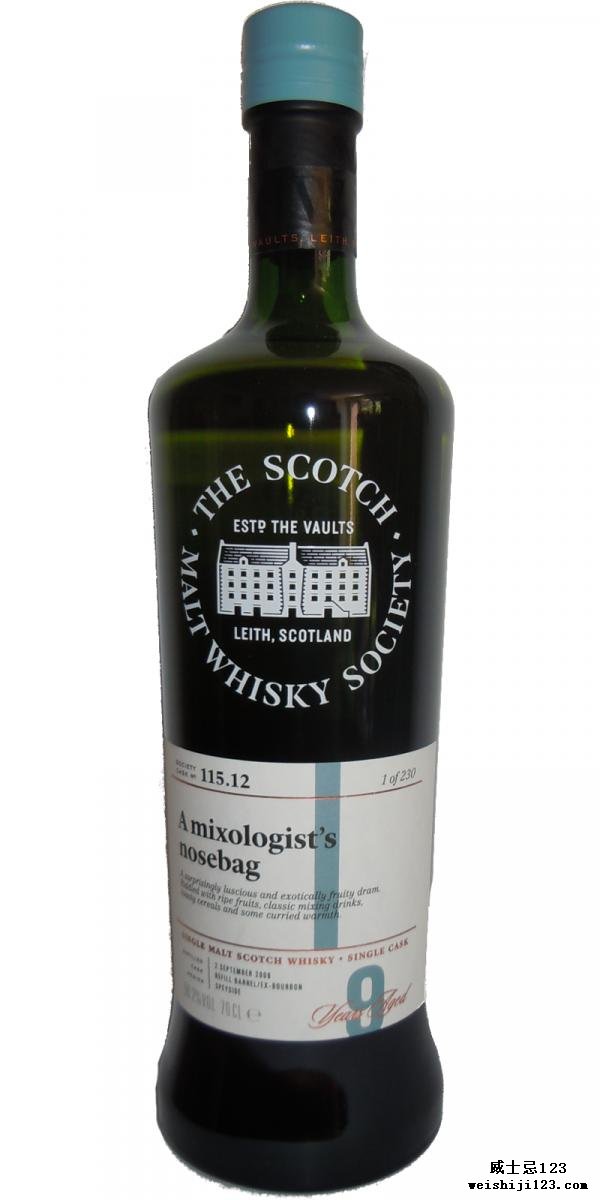 An Cnoc 2009 SMWS 115.12