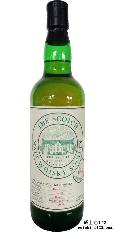 An Cnoc 1991 SMWS 115.2