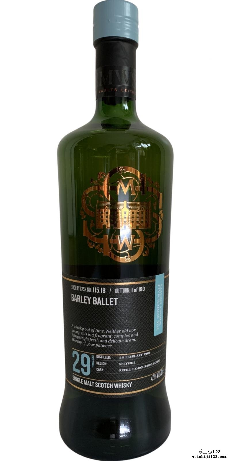 An Cnoc 1991 SMWS 115.18