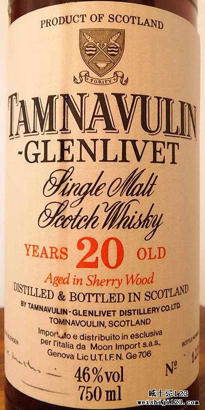 Tamnavulin 20-year-old