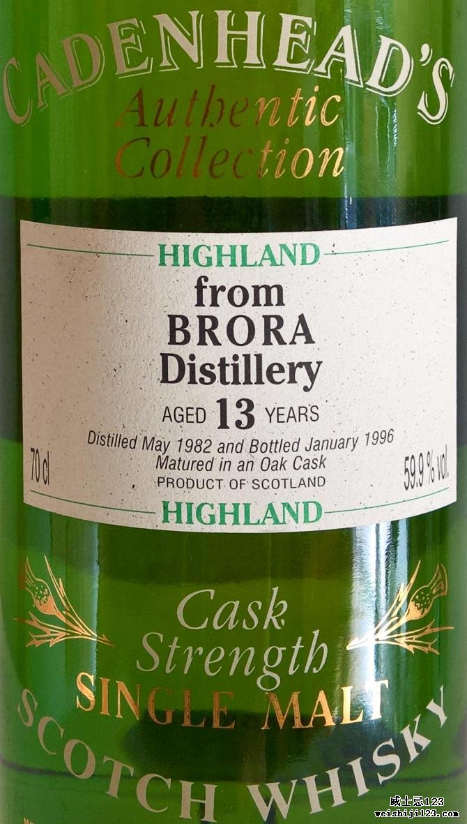 Brora 1982 CA