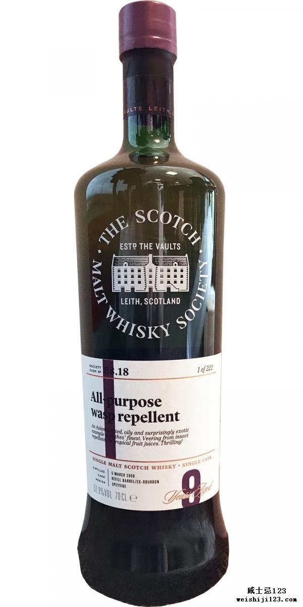 Speyburn 2009 SMWS 88.18