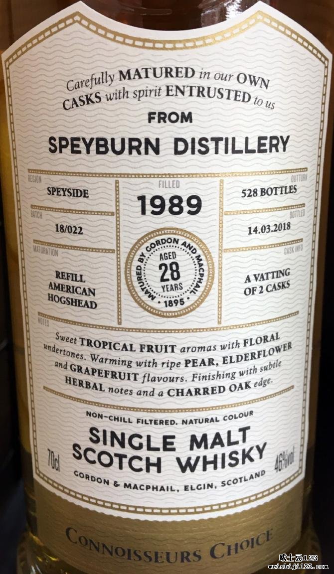 Speyburn 1989 GM