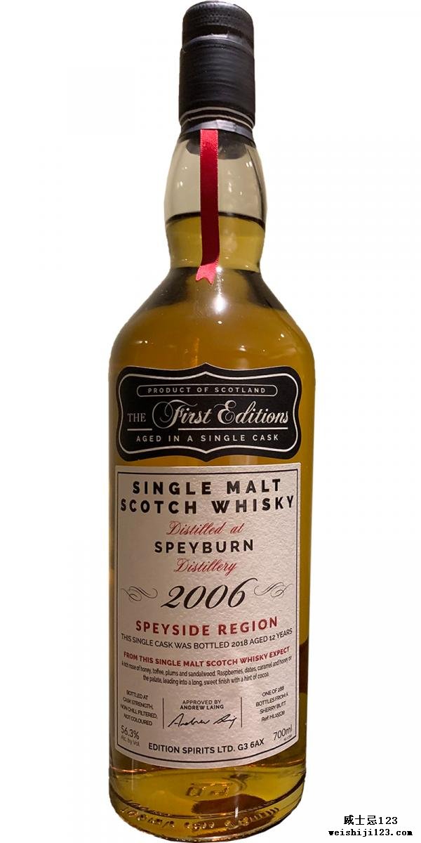 Speyburn 2006 ED