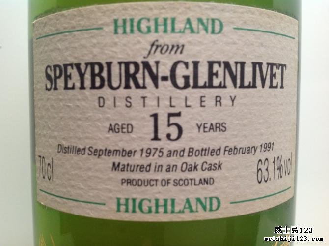 Speyburn 1975 CA