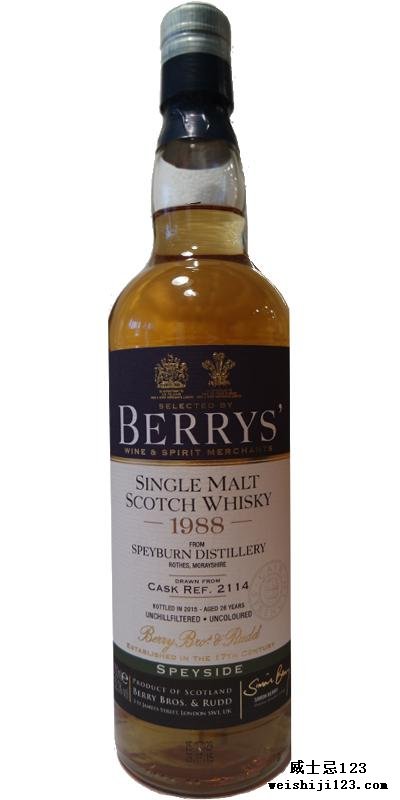 Speyburn 1988 BR