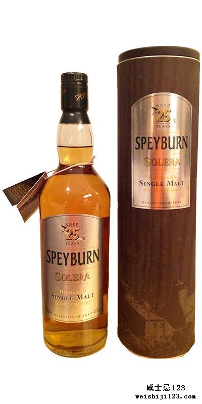 Speyburn 25-year-old Solera