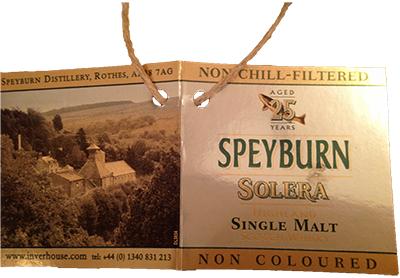 Speyburn 25-year-old Solera