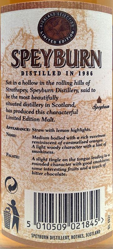 Speyburn 1986